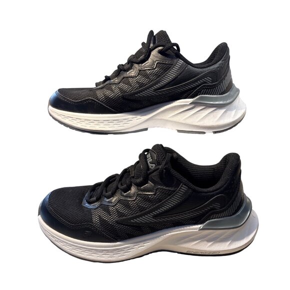 Fila Suspence Shoes Wm Size 8 Men 6.5  Black White Athletic Sneakers - Picture 1 of 12